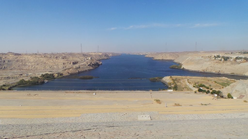 مجرى النيل بعد السد