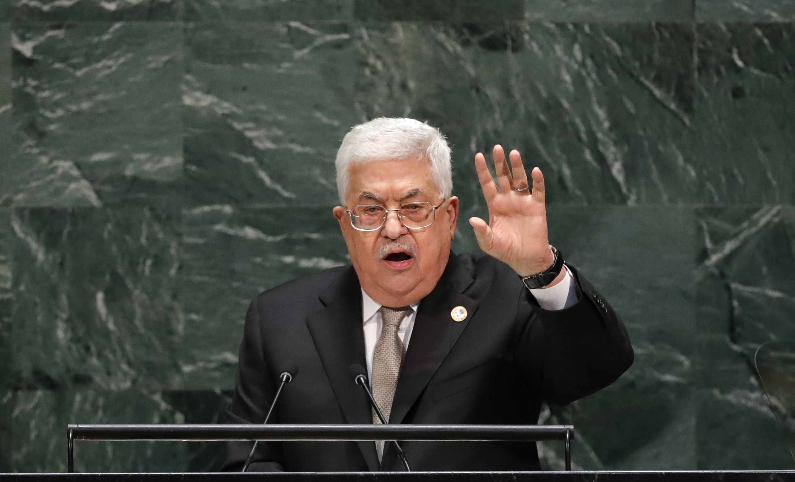 كلمة محمود عباس الرئيس الفلسطينى