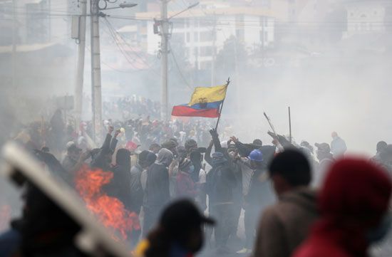 احتجاجات الإكوادور