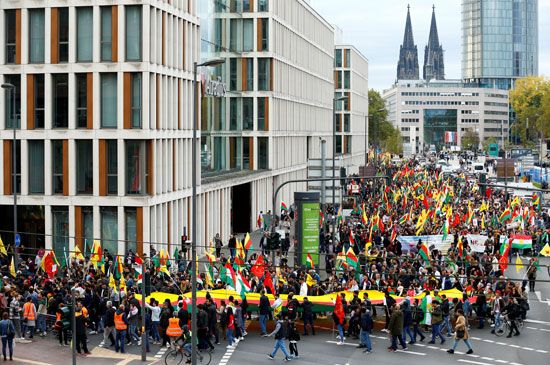 مظاهرات فى شوارع برلين