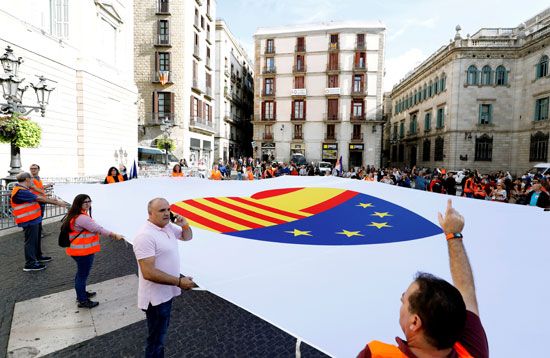 مظاهرات-كتالونيا