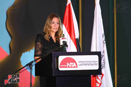 الدكتورة رشا راغب المدير التنفيذى للأكاديمية الوطنية للتدريب