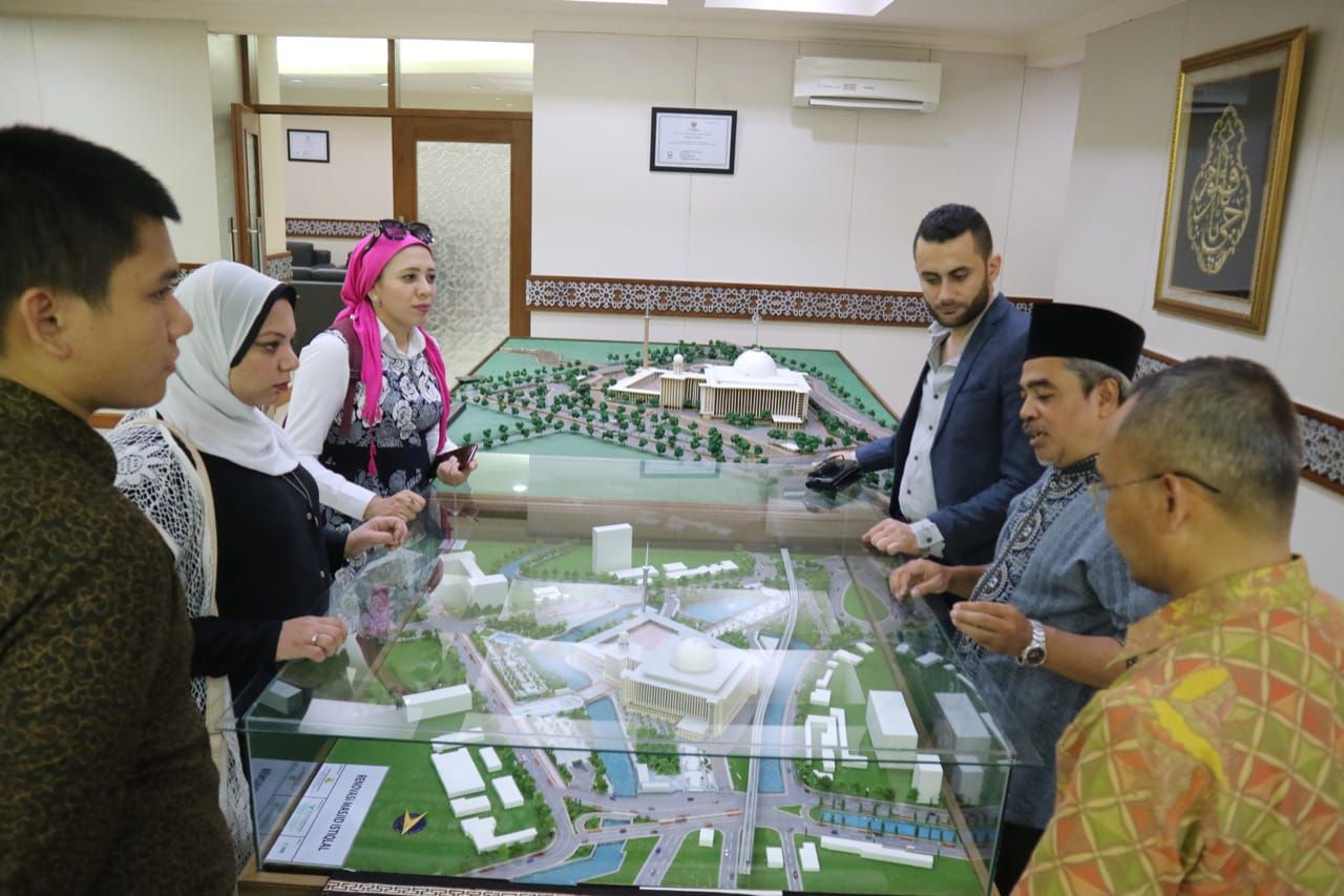 شرح لتصميم المسجد