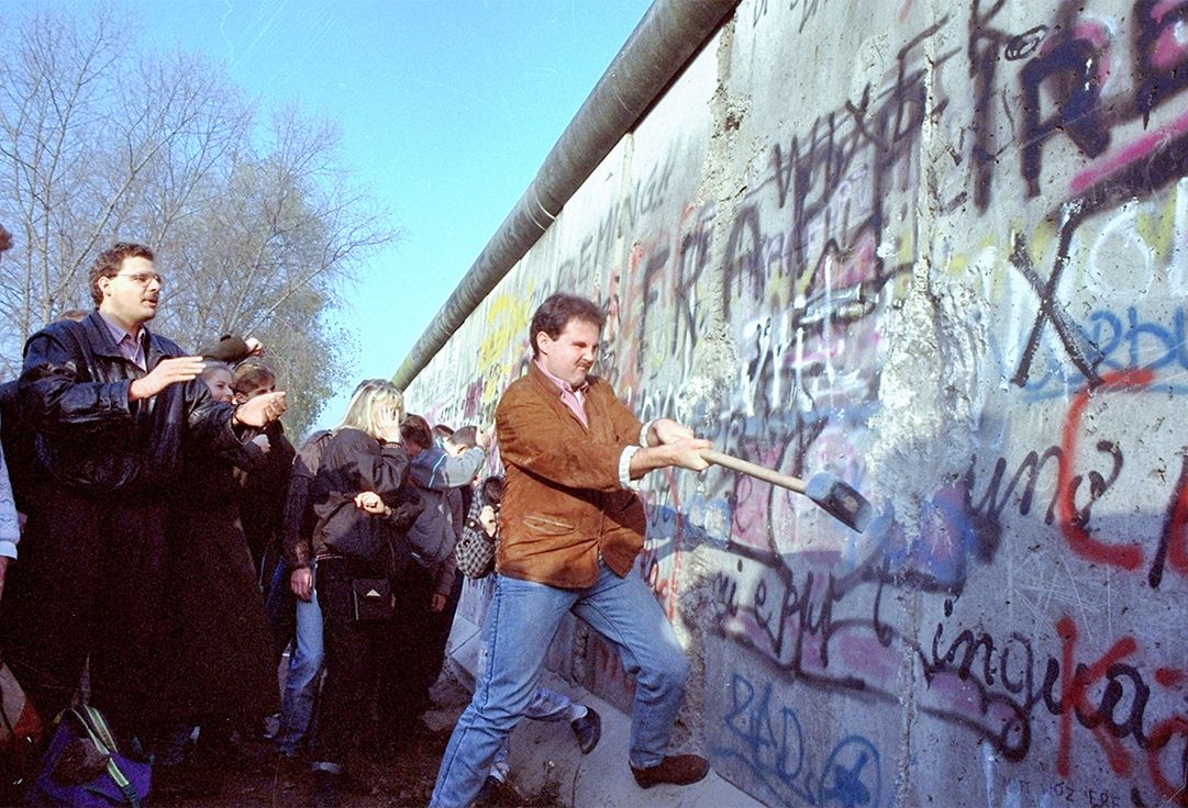 هدم جدار برلين