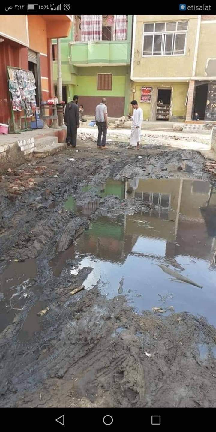 مشكلة المياه الجوفية بقرية الرياض ببنى سويف (2)