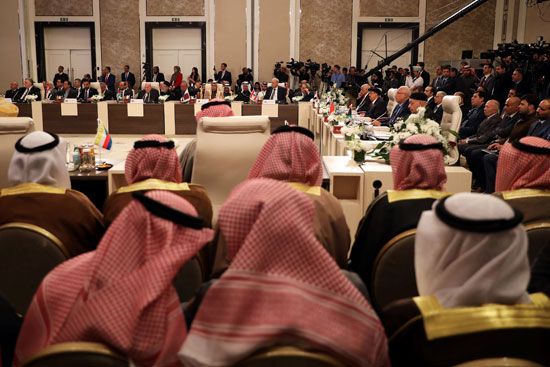 قادة البرلمانات العربية يحضرون جلسة طارئة لمناقشة خطة سلام الرئيس ترامب في عمان
