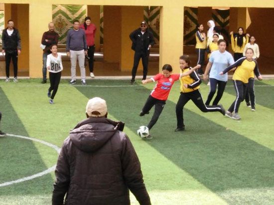 أول دورى لكرة القدم النسائية بين طلاب المدارس (4)