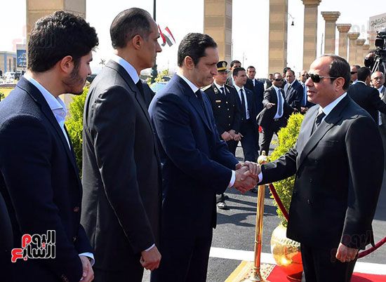 الرئيس السيسى يعزى أسرة مبارك