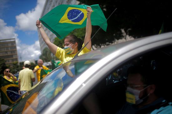 الاحتجاج بالبرازيل