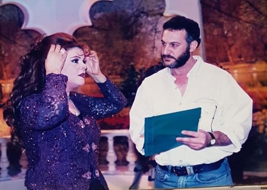الفنانة صفاء أبو السعود مع عمر زهران