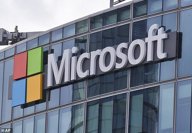 Tech giants, including Google, Amazon and Microsoft, have secured more than 5,000 previously unreported contracts with military and federal law enforcement. Microsoft (file image) has 5,000 subcontracts alone