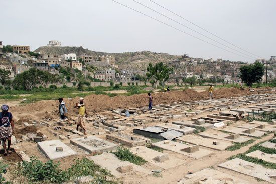 المقابر الجماعية فى اليمن
