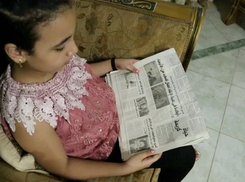 أصغر صحفية فى مصر  (1)