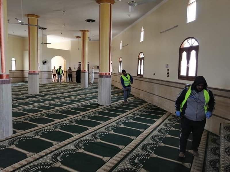 حملات تعقيم المساجد