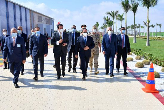 افتتاح الرئيس عبد الفتاح السيسى للجامعة المصرية اليابانية للعلوم والتكنولوجيا (5)