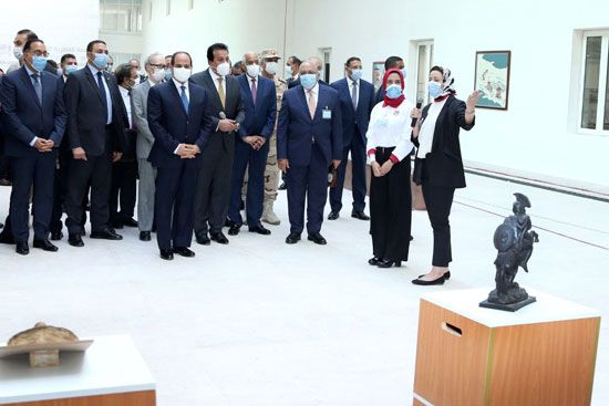 افتتاح الرئيس عبد الفتاح السيسى للجامعة المصرية اليابانية للعلوم والتكنولوجيا (9)
