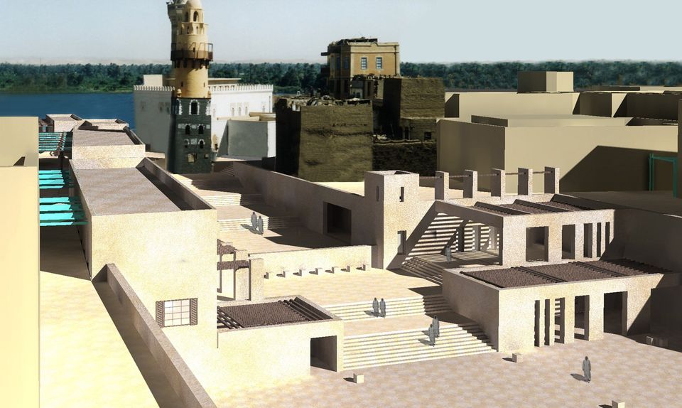 معبد خنوم الفرعونى بمدينة إسنا يشهد أكبر بمشروع قومى  (12)