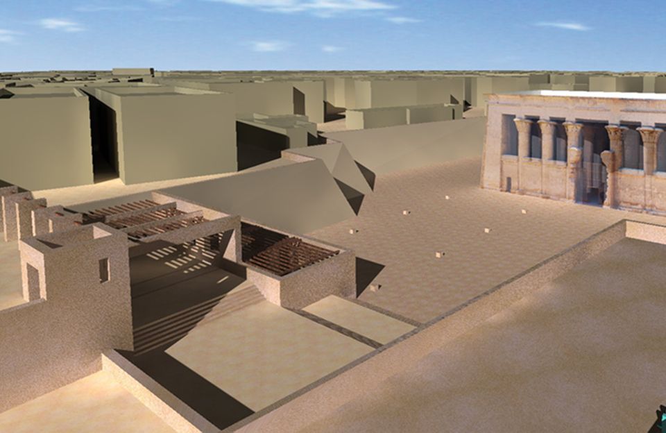 معبد خنوم الفرعونى بمدينة إسنا يشهد أكبر بمشروع قومى  (11)
