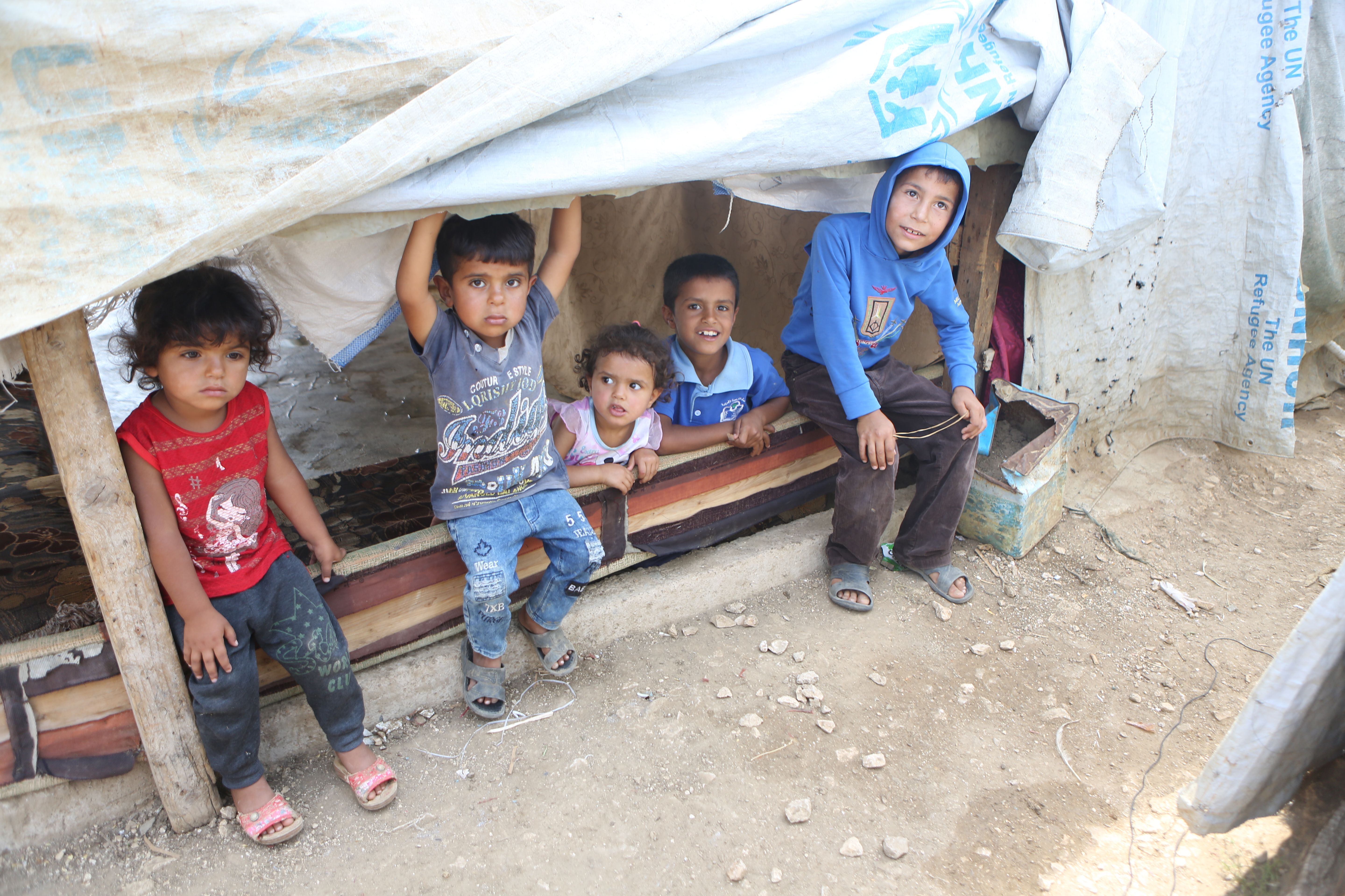 أطفال مخيم غزة بالبقاع