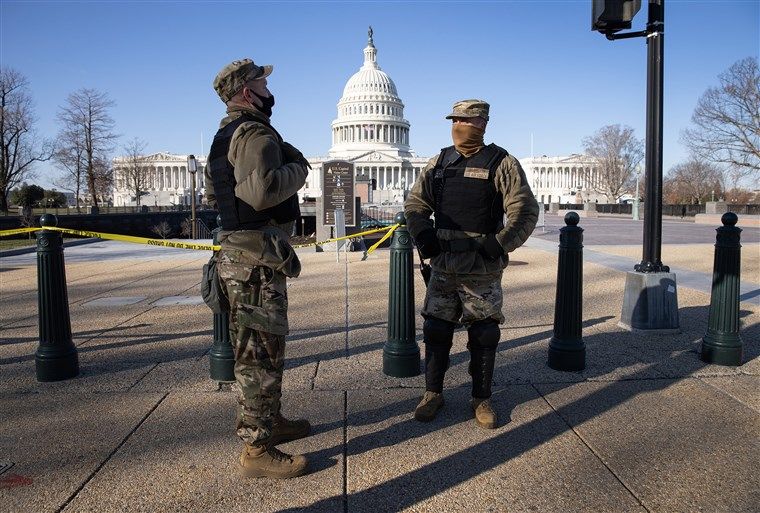 Image: Washington DC Tense After U.S. Capitol Is Stormed By Protestors