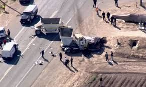 More than a dozen dead in crash involving SUV and semitruck in California  near US-Mexico border