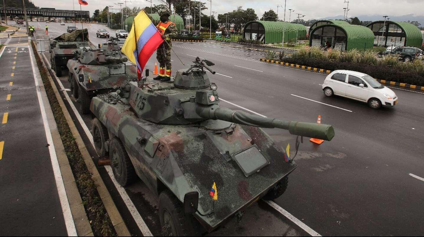 نشر الشرطة فى كولومبيا