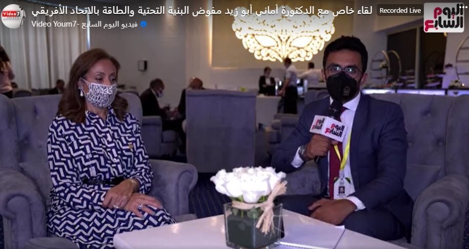 الدكتورة أماني أبو زيد والزميل الصحفي محمد أسعد (1)