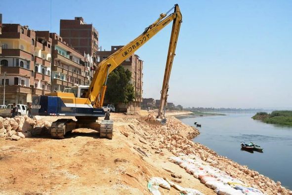 اعمال تدبيش نهر النيل باخميم