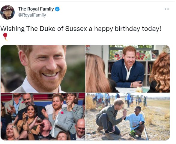 العائلة المالكة تحتفل بعيد ميلاد الامير هاري
