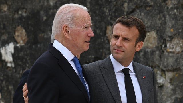 Biden seeks phone call with France's Macron amid submarine spat