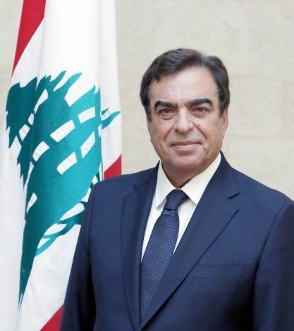 وزير إعلام لبنان جورج قرداحى