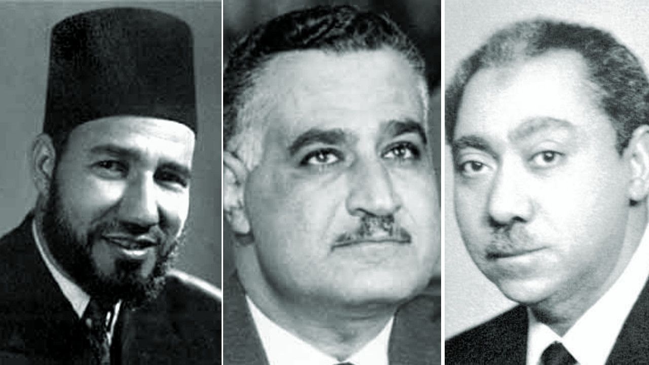 جمال-عبد-الناصر-سيد-قطب-حسن-البنا