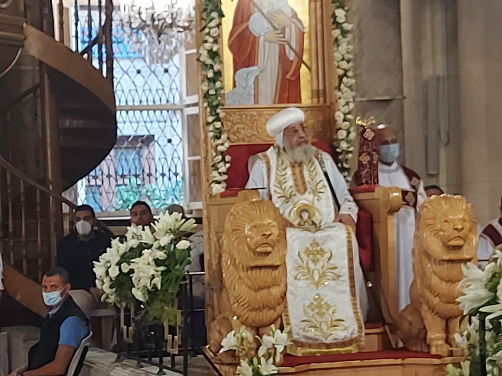 البابا تواضروس الثانى بابا الإسكندرية بطريرك الكرازة المرقسية