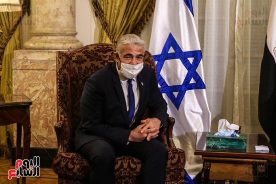 سامح شكرى يستقبل وزير خارجية إسرائيل  (3)