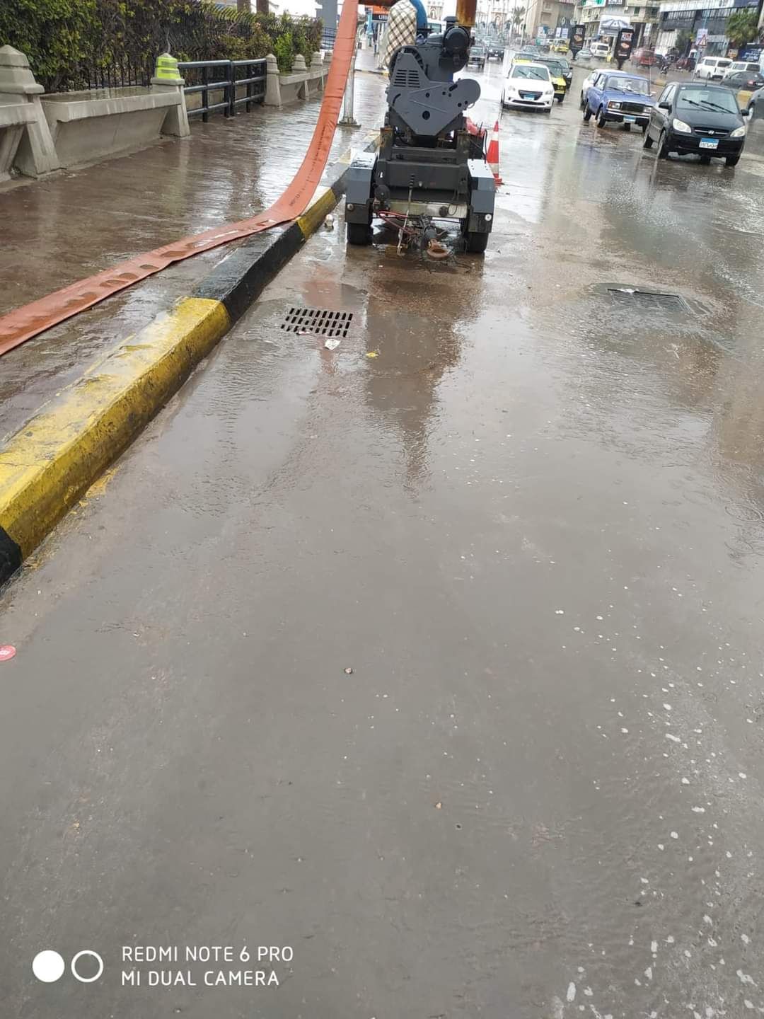 شفط مياه الأمطار بالإسكندرية (4)
