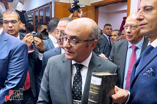 وزير العدل ومحافظ الإسكندرية يفتتحان متحف الحقانية بمحكمة الاستئناف (3) وزير العدل ومحافظ الإسكندرية يفتتحان متحف الحقانية بمحكمة الاستئناف (3)
