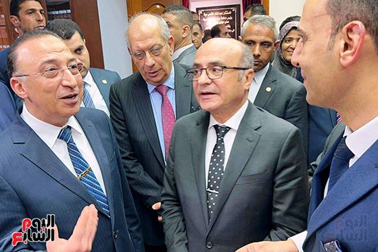 وزير العدل ومحافظ الإسكندرية يفتتحان متحف الحقانية بمحكمة الاستئناف (1) وزير العدل ومحافظ الإسكندرية يفتتحان متحف الحقانية بمحكمة الاستئناف (1)