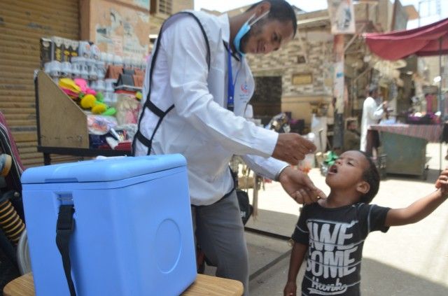 تطعيم أطفال الأقصر ضمن الحملة المحدودة