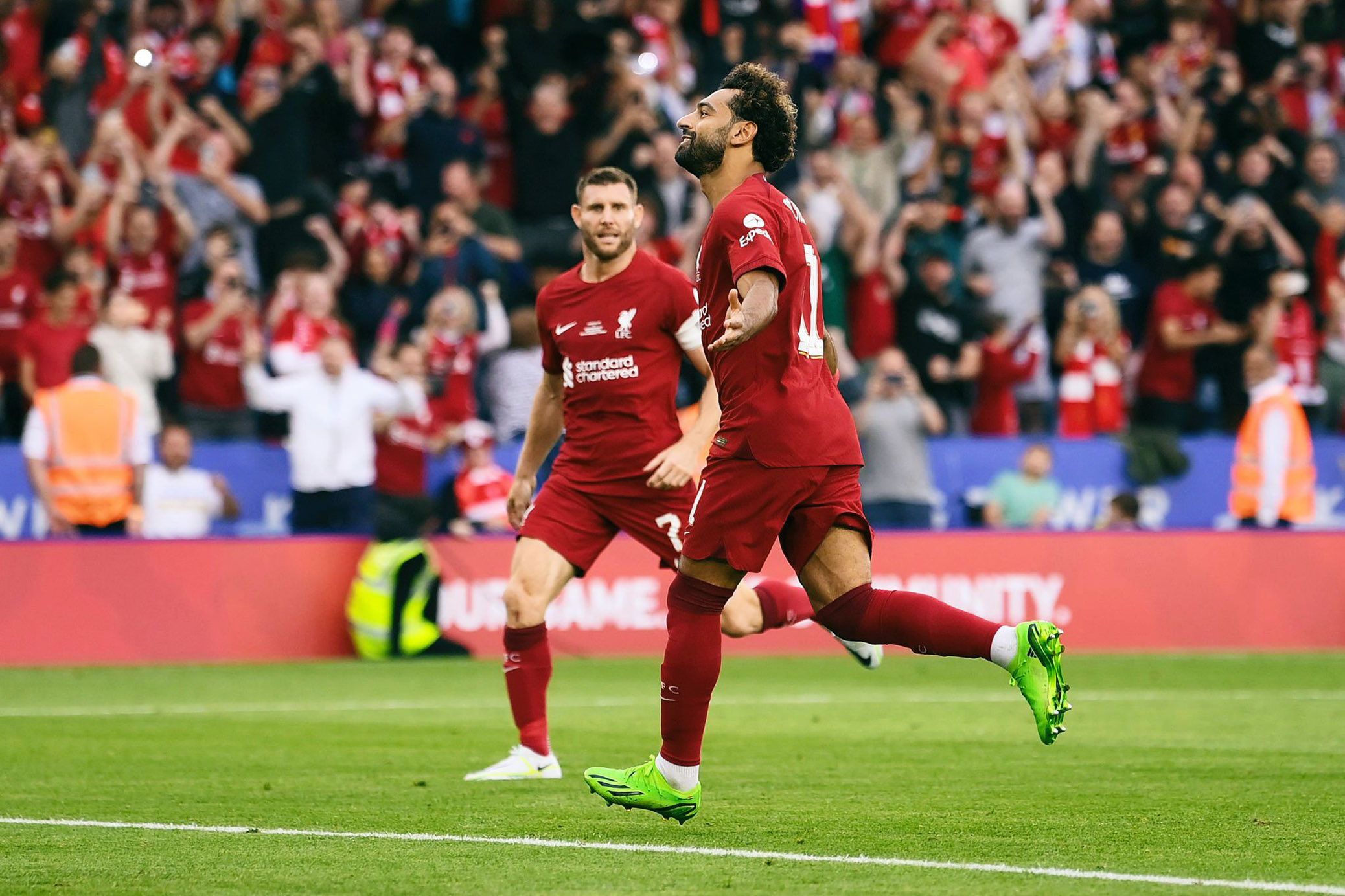 احتفال محمد صلاح احتفال محمد صلاح