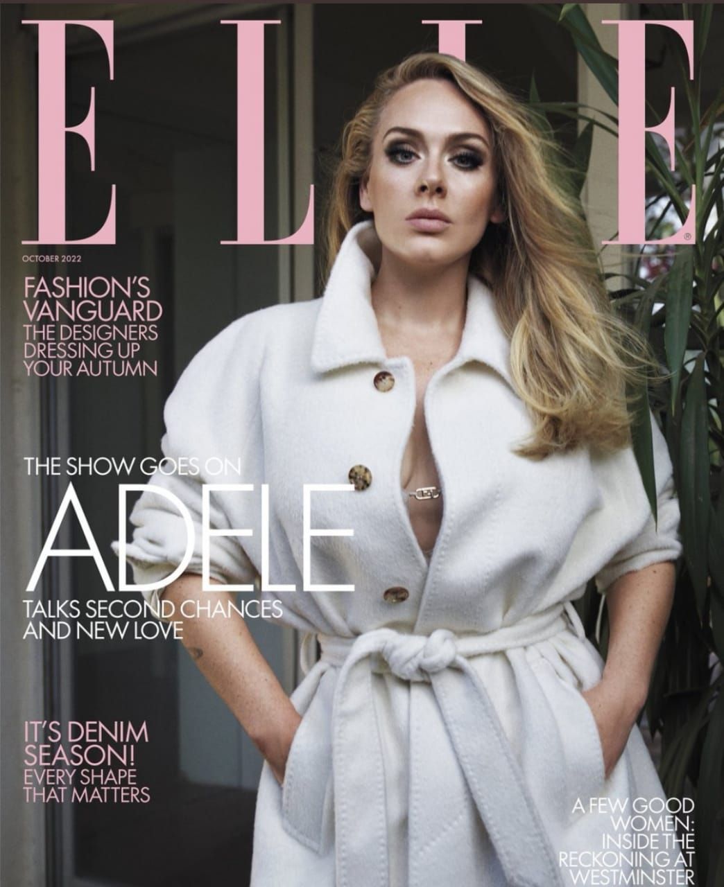 adele تزين غلاف مجلة Elle