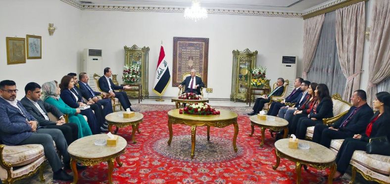 اجتماع مع الرئيس العراقي