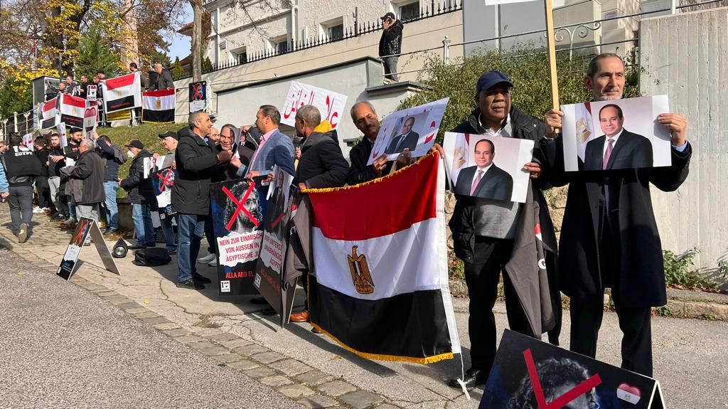 تضامن الجالية المصرية في فيينا مع الرئيس السيسي (4)