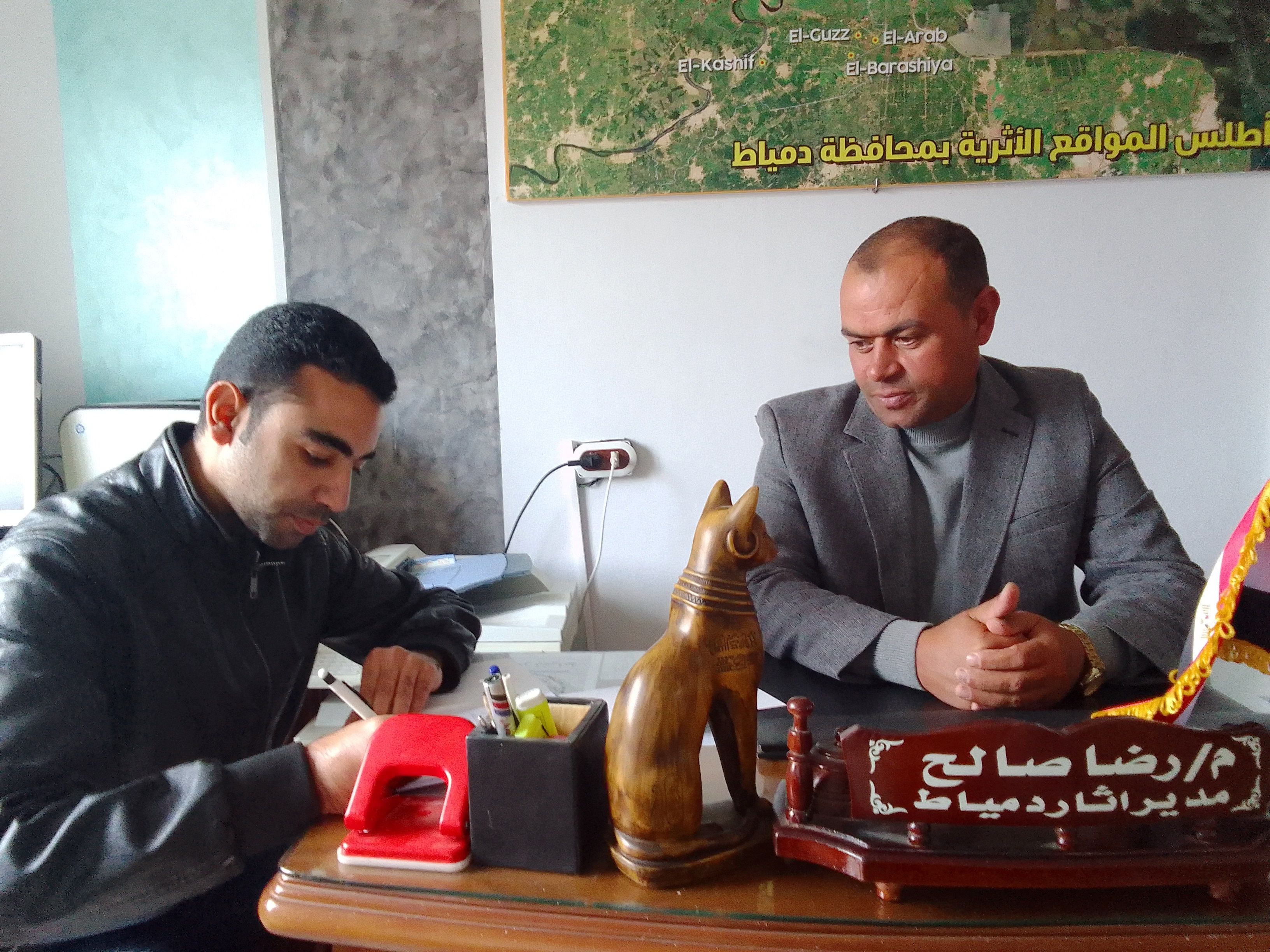 المهندس رضا صالح مدير آثار دمياط (1) المهندس رضا صالح مدير آثار دمياط (1)