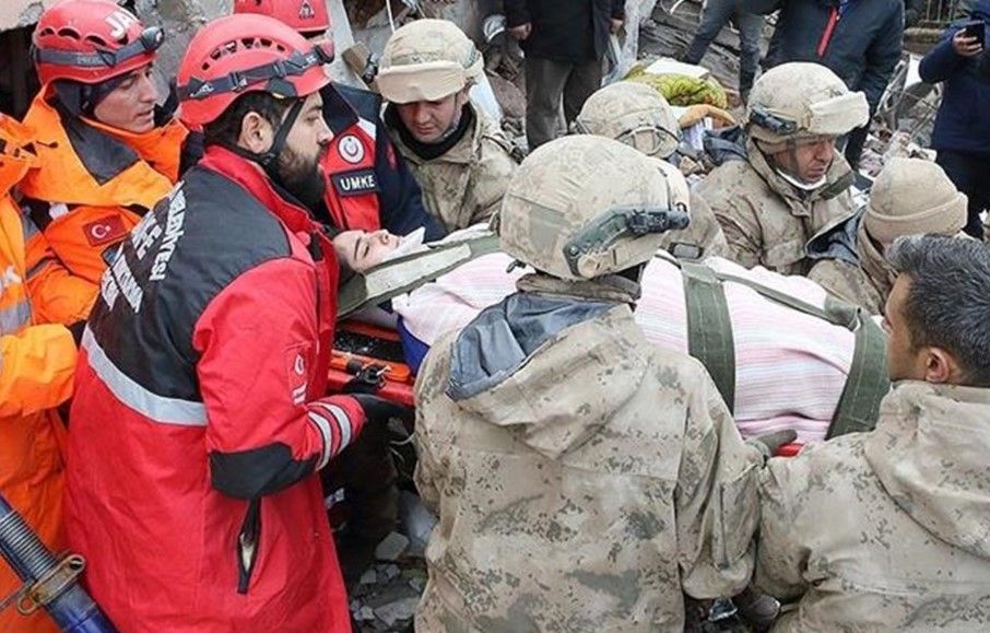 عمليات الإنقاذ في تركيا