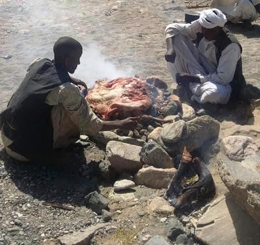 الحم السلات وجبة رمضان في الصحراء الشرقية