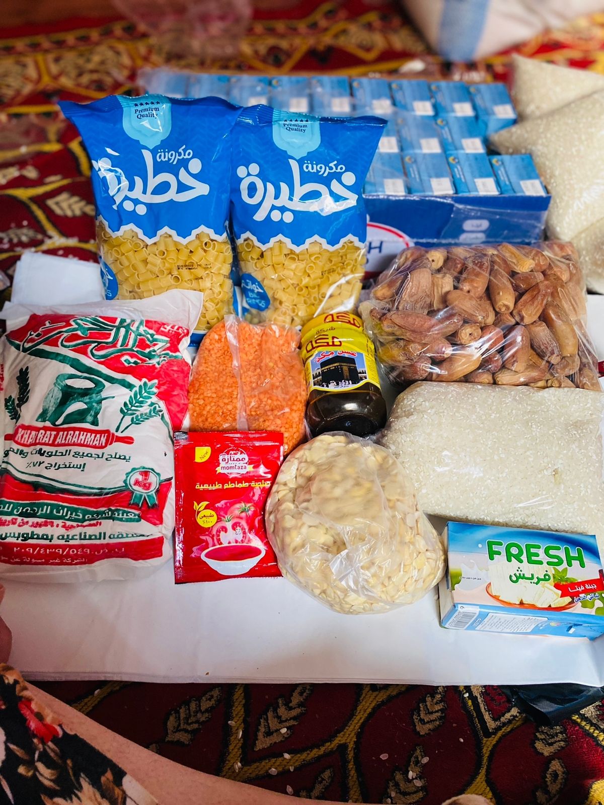 شنطة رمضان ومحتوياتها شنطة رمضان ومحتوياتها