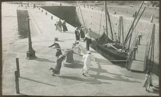 صور نادرة للعمل فى إنشاءات قناطر إسنا بعام 1904