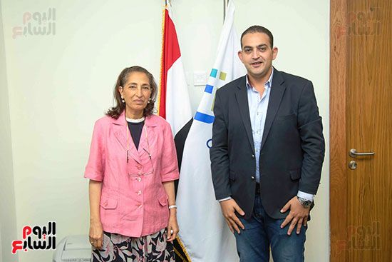 ريم بهجت رئيس جامعة مصر للمعلوماتية (8)