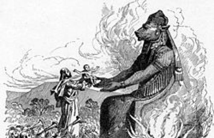 التضحية بالأطفال فى الحضارات القديمة.. التقرب للآلهة بالقلوب النقية.. اكتشاف مقبرة لـ222 طفلاً فى بيرو..  و"آنو"  يفضل الحرائق البشرية.. والكتاب المقدس يقدم "Molech" إله "كنعان" آكل "الرضع"